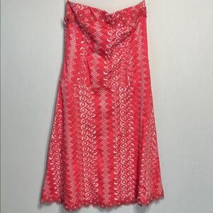 Dolce Apparel Embroidered Strapless Cocktail Dress size M